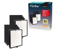 Flintar True HEPA Replacement Filter, Compatible with Alen BreatheSmart Flex and 45i Air Purifier, H13 Grade True HEPA, Plus 3 Replaceable Pre-Filters, Part # B4-Fresh (2-Pack)