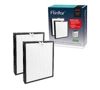 Flintar Vital 100S Replacement Filter, Compatible with LEVOIT Vital 100S Air Purifier, H13 True HEPA + Activated Carbon Replacement filter, Part # Vital 100S-RF, Original Filter, 2-Pack