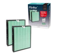Flintar Vital 100S Toxin/Smoke Absorber Replacement Filter, Compatible with LEVOIT Vital 100S Air Purifier, H13 True HEPA + Activated Carbon Replacement filter, Part # Vital 100S-RF-TX, 2-Pack