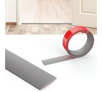 Flintronic 1.2M PVC Floor Transition Strip - 4CM Self Adhesive Threshold Bar for Joining Floor Gaps, Carpet, Tiles