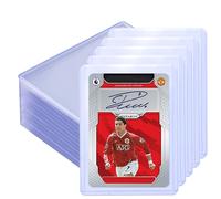 flintronic 100PCS Hard Card Sleeves, Extra Thick Standard Size Card Sleeves, Sturdy Trading Cards Sleeves Card Protector Sleeves Compatible with MTG, Yu-Gi-Oh, Sports Cards,Baseball Cards (101*77mm)