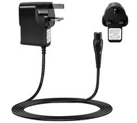 Flintronic 15V for Philips Shaver Charger HQ8505 Cable, Compatible with Philips 3000, 5000, 7000, 9000 series, BT5502, BT9810, S3233, S3333, MG7750, and MG7790 Electric Trimmers and Shavers(UK Plug)