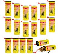 Flintronic 18Packs Free Fly Paper, Sticky Fly Catchers Trap, Fly Paper Strips for Catching Bugs Insects Fruit Flies Moths, Indoor Outdoor Use