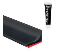 Flintronic 196Inch/5M Wet Room Floor Barrier, Shower Seal Strip with 50G Glue, Threshold Water Barrier, Silicone Shower Door Threshold Water Dam, Tray Sealing Strip for Kitchen, Bathroom