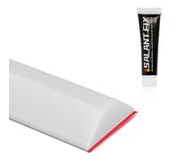 Flintronic 1M Wet Room Floor Barrier, Shower Threshold Water Barrier with 20G Glue, Silicone Water Retaining Strip for Kitchen, Bathroom
