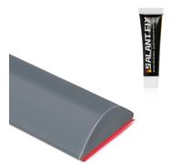 Flintronic 1M Wet Room Floor Barrier, Shower Threshold Water Barrir, Shower Seal Strip with 20G Glue, Silicone Water Retaining Strip, Shower Tray Sealing Strip for Kichen, Bathroom