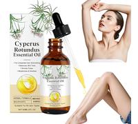 Flintronic 1PC Cyperus Rotundus Oil, Natural Organic Cyperus Rotundus Oil, Moisturizing & Nourishing, Lightly Scented Pure Cyperu Oils for Hair Growth Inhibitor(60ML)