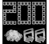Flintronic 200PCS Tile Leveling System 3mm, Tile Spacers Leveling Clips 1/8" (3MM), Tile Spacers Only, Tile Leveler Spacers, Tile Installation Tool for Stone and Floors