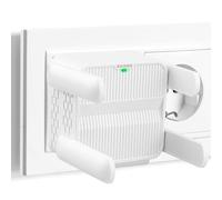 Flintronic 2025 Newest WiFi Extender, WiFi Booster, WiFi Repeater, 4 Antennas Covers Up to 2000 Sq.ft, Home Wireless Signal Booster, Internet Booster - with Ethernet Port, Quick Setup, UK Plug