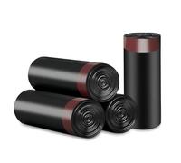 Flintronic 20L Bin Liners, 60 PCS Drawstring Trash Bag, Heavy Duty Food Waste Bags with Tie Handle, Leakproof, Unscented, Thicken Garbage Liner for Bedroom, Bathroom, Office, Kitchen, 50 * 60cm