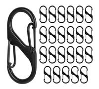 Flintronic 24PCS Zipper Clips, Zipper Lock for Suitcases, S Carabiner Keyring Clip, Theft Deterrent Small Zippers Pull Lock, for Luggage Suitcase Backpacks Purses Handbags Keys