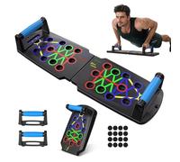 Flintronic 28 in 1 Removable Push Up Board, Multi-Function Press up Board with Non Slip Stickers, Portable Push Up Stands for Men/Women, Exercise the Upper Body Shoulders, Chest, Back, Triceps