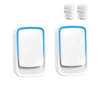 Flintronic 2pcs Air Purifier for Bedroom Home, Air Purifier Plug In Air Ionizers, Portable Quiet Ioniser, Negative Ion Technology Air Purifiers for Bedrooms, Office, Garage Room Pets, Smoke Dust