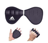 Flintronic 2PCS Fitness Grips Pads, 4 Finger Loop Non-Slip Neoprene, Alternative to Gym Gloves, Weightlifting Grip Gloves for Pull-Ups Gymnastics Rowing Women