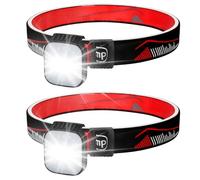 flintronic 2PCS Head Torch Rechargeable, LED Head Light, Super Bright Headlight, Waterproof & 4 Modes Adjustable, for Runners, Joggers, Camping, Hiking, Dog Walks