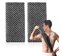 Flintronic 2PCS Japanese Exfoliating Towel, Extra Long Shower Towel for Men Women, Deep Scrub Cloth for Body, Cleaning and Massage