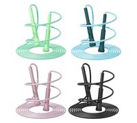 Flintronic 4PCS Skipping Rope Adult for Men & Women, Adjustable Jump Rope with Non-Slip Handle, Speed Jumping Rope for Home Exercise & Body Fitness, Exercise Workout Outdoor