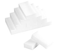 Flintronic 50 Pack Magic Erasers Sponge for Cleaning, White General Sponge Scourers, Foam Cleaning Pads for Kitchen, Bathroom & Shoes, 4.7"x2.4"×1.2"