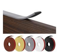 Flintronic 5m*22mm U-Shape Flexible Furniture Edge Banding, Baby Safty Baby Edge Protector, Self Adhesive TPE Wood Edging Tape, DIY Furniture Edge Trim for Table, Cabinet, Furniture Restoration