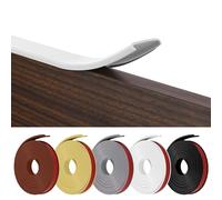 Flintronic 5m*28mm U-Shape Flexible Furniture Edge Banding, Baby Safty Baby Edge Protector, Self Adhesive TPE Wood Edging Tape, DIY Furniture Edge Trim for Table, Cabinet, Furniture Restoration