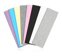 Flintronic 8 Pack Sports Headband, Soft Fashion Elastic Hair Bands for Women Men, Non-slip Head Sweat Bands Bandana, for Sports, Yoga, Running, Multicolour
