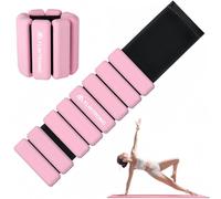 Flintronic Adjustable Wrist Weights, 2PCS (1lb Each) Ankle Weights Set, Wearable Wrist & Ankle Weights Bracelet, Fitness Leg Weights for Women Men, for Running Walking Aerobics Yoga Pilates