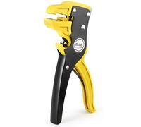 Flintronic Automatic Wire Stripper and Cutter, 7 Inch Cable Stripping Tool, Adjustable Wire Cutter with Eagle Nos (for 14-24 AWG Cables), for Industrial and Home Automotive Electrical Repair