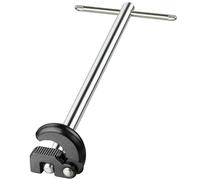 flintronic Basin Wrench, 11" Sink Wrenches, Adjustable Tap Nut Spanner Basin Spanner, Capacity of 3/8" to 1-1/4" (10-32mm) for Faucet Hex Nuts Under Sink (Black)