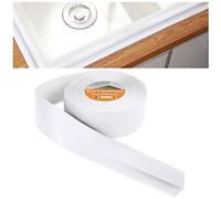 flintronic Bath Sealant Strip, 10m/32.8ft Self Adhesive Caulk Sealant Strip, Waterproof, Oilproof and Mildewproof Sealant Tape, Caulk Strip for Kitchen, Sink, Bathroom, Toilet, Wall Corner