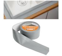 flintronic Bath Sealant Strip, 5m/16.4ft Self Adhesive Sealant Strip, Waterproof, Oilproof and Mildewproof Sealant Tape, Caulk Strip for Kitchen, Sink, Bathroom, Toilet, Wall Corner