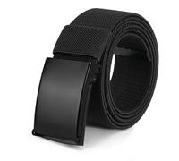 flintronic Belts for Men,Work Belts for Men, Canvas Web Belt for Man, Adjustable Fabric Nylon Belt with Flip-Top Solid Buckle, Quick Release Metal Buckle Belt, Lightweight Breathable, 130cm