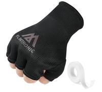 flintronic Boxing Hand Wraps Inner Gloves, Half Finger Support, Elasticated Bandages under Mitts Fist Protection, Great for MMA, Muay Thai, Kickboxing Martial Arts, Training & Combat Sports