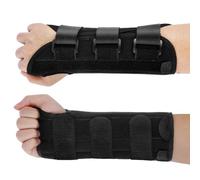 flintronic Carpal Tunnel Wrist Support Brace with Metal Splint Stabilizer, Adjustable Wrist Strap Carpal Tunnel Compression Splint for Arthritis Tendonitis, Sprains, Sports Protect (Right Hand, M)