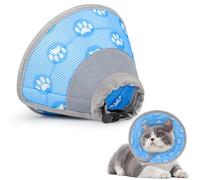 Flintronic Cat Cone Collar Soft, Adjustable Cat Recovery Collars & Cones to Stop Licking After Surgery, Pet Recovery Collar, Suitable for Pet Medical for Rehabilitation Wound Healing (XS)