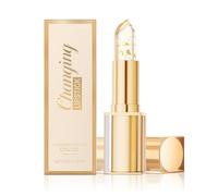 Flintronic Colour Changing Lipstick, PH Adjusting Lipstick, Clear to Pink with Gold Foil, Long Lasting Moisturizing, Deep Nourishment for Mature Women