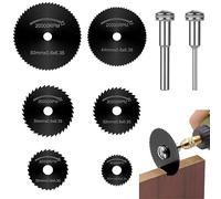 flintronic Cutting Wheels for Dremel, Diamond Cutting Disc Kits, Cutting Wheel Set for Rotary Tool, Mini Resin HSS Metal Cutting Tools, Saw Blades for Wood, Plastic, Fiberglass, Copper, Aluminum