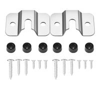Flintronic Dart Board Bracket - 2 Sets Hanging Dart Board, Hanging Screw Hook Kit Accessories, Darts Mounting Hardware Kit, for Targets, Archery Games, Dartboards Device