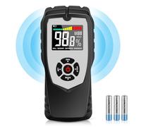 flintronic Digital Moisture Meter, Pinless Wood Moisture Meter,Moisture Meter Portable, Moisture Meter with LCD Display, for Log/Firewood/Lumber, Tracing Water Leak Dampness in Walls/Drywall/Floors
