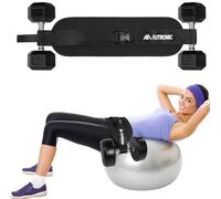flintronic Exercise Hip Thrust Belt, Booty Belt for Hip Thrust, Adjustable Hip Thrust Belt with Extra Padding for Dumbbells Kettlebells Gym Fitness Bodybuilding Weightlifting, Black