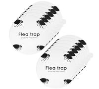 Flintronic Flea Killer Sticky, Non-Toxic Flea Trap Refill, Sticker Mosquito Trap, Replacement Pads for Flea, Indoor Insect Flea Trap Sticky Discs, Works with Most Flea & Bed Bug Traps (Round)-12 Pcs