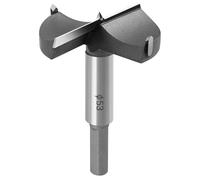 flintronic Forstner Drill, 53mm Carbide Steel Boring Hole Saw, Forstner Drill Cutter Tool for Making Clean Flat-Bottomed Holes in Wood, Furniture or Door Hinge Hole
