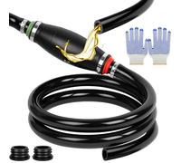 Flintronic Fuel Petrol Syphon Pump, With 2M All Rubber Hose, Manual Hand Siphon Pump, Liquid Transfer Pumps for Gas Gasoline, Diesel, Water, Fish Tank, Automotive Brake Fluid
