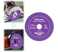 Flintronic Glass Cutting Disc, 1PC 125mm Diamond Saw Cutting Blade Angle Grinder Glass Tile cutting And Polishing, Grinding Rotary Tool Accessories for Jade, Crystal, Wine Bottles (Purple)