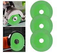 flintronic Glass Cutting Disc, 3PCS Diamond Saw Cutting Blade Angle Grinder Glass Tile Cutting And Polishing, Grinding Rotary Tool Accessories for Jade, Crystal, Wine Bottles, Ceramics, Tiles
