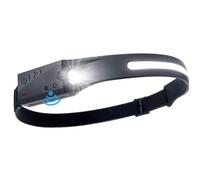 flintronic Headlights Rechargeable, 350 Lumen 230 ° Lighting 5 Light Modes for Camping, Jogging Running