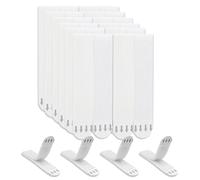 flintronic Heavy Duty Picture Hanging Strip, 24 Pairs(48 Strips) Damage Free Adhesive Mounting Strips, Photo Frame Stickers, Picture & Frame Hanging Strip for Pictures Frames Mirrors Wall Hanger