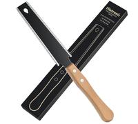 Flintronic Japanese Hand Saw, 5.9 Inch Pull Saw for Woodworking, Double Edged 11/17 TPI Flush Cut saws, Portable Wood Cutter Tool with Wooden Handle for Fine Cutting, Wood and DIY Projects