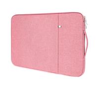 Flintronic Laptop Sleeve for 13 Inch, Water Resistant Laptop Sleeve, Portable Mens Lap-top Bag with Pockets and Compartments, Compatible with MacBook, Asus, Dell, HUAWEI 13 Inch Laptop (Pink)