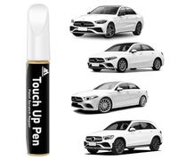 flintronic LC9A/0Q Car Touch Up Paint Pen, 12ml Car Scratch Repair Pen, Scratch and Chip Repair for Cars, Quick and Easy Solution car scratches Remover Pens for Vehicles, Rim, Automotive (White)