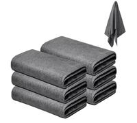 flintronic Magic Cleaning Cloths, 6 Pack Microfiber Glass Cleaning Cloth, Multifunctional Washable Cloth Duster, Reusable Lint Free Dish Cloths, for House, Kitchen, Car, Windows, Mirrors, 30 * 30 CM